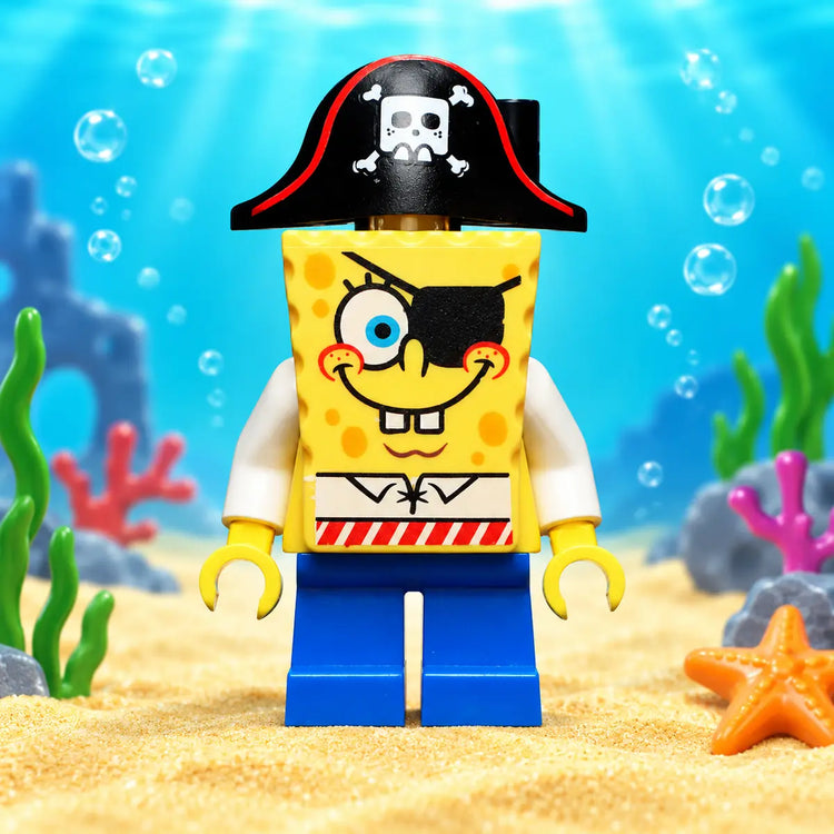 LEGO® SpongeBob SquarePants piratenfiguur onder water