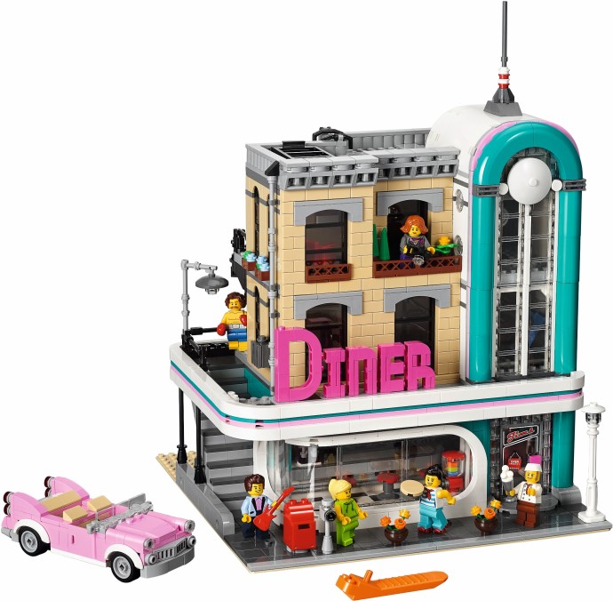 LEGO Creator Expert Downtown Diner 10260 Building Kit - De BrickPlaats
