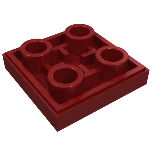 Part 11203 - Tile, Modified 2 x 2 Inverted - De BrickPlaats