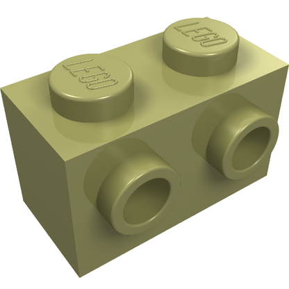 Part 11211 - Brick, Modified 1 x 2 with Studs on 1 Side - De BrickPlaats