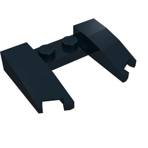 Part 11291 - Wedge 3 x 4 x 2/3 Curved with Cutout - De BrickPlaats