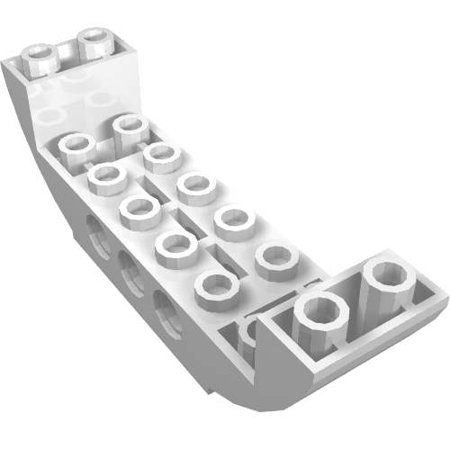 Part 11301 - Slope, Curved 8 x 2 x 2 Inverted Double - De BrickPlaats