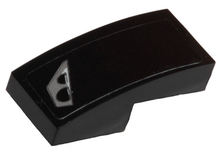 Part 11477pb084R - Slope, Curved 2 x 1 x 2/3 with Silver Headlight Pattern Model Right Side (Sticker) - Set 30342 - De BrickPlaats