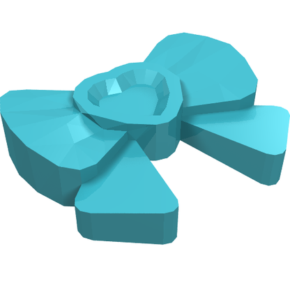 Part 11618 - Friends Accessories Hair Decoration, Bow with Heart, Long Ribbon, and Small Pin - De BrickPlaats