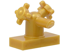 Part 13770 - Tap 1 x 2 with Dual Handles, Small / Sink Faucet - De BrickPlaats