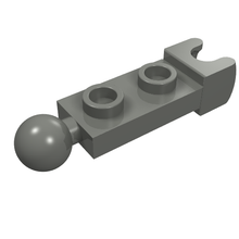 Part 14419 - Plate, Modified 1 x 2 with Tow Ball and Small Tow Ball Socket on Ends - De BrickPlaats