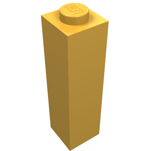 Part 14716 - Brick 1 x 1 x 3 - De BrickPlaats