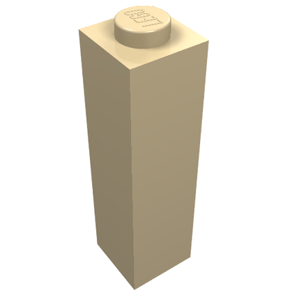 Part 14716 - Brick 1 x 1 x 3 - De BrickPlaats