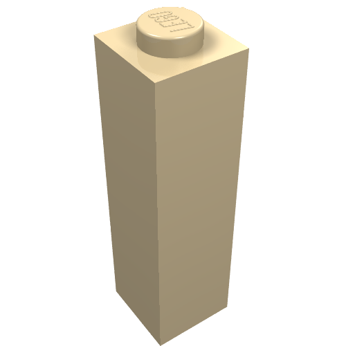 Part 14716 - Brick 1 x 1 x 3 - De BrickPlaats
