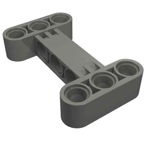 Part 14720 - Technic, Liftarm, Modified H-Shape Thick 3 x 5 Perpendicular - De BrickPlaats