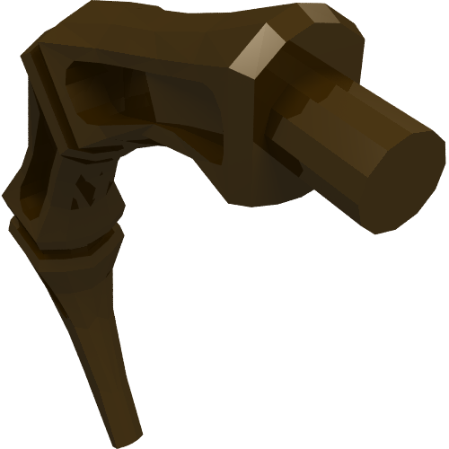 Part 15064 - Appendage Bony Small with Bar End (Leg / Rib / Tail) - De BrickPlaats