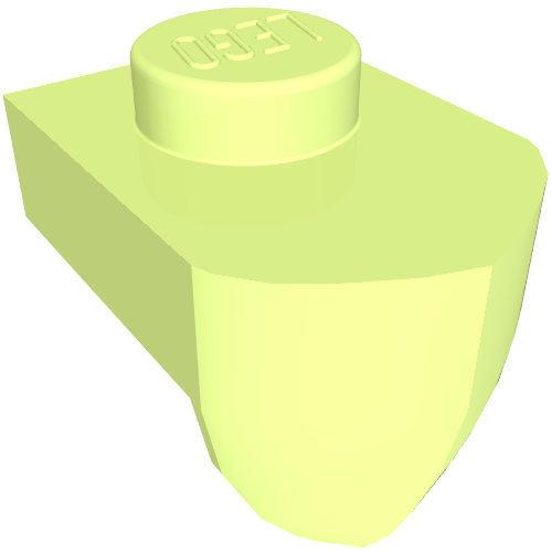 Part 15070 - Plate, Modified 1 x 1 with Tooth Vertical - De BrickPlaats