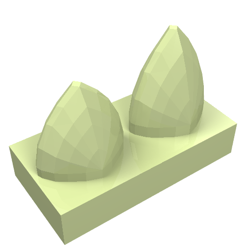 Part 15209 - Tile, Modified 1 x 2 with 2 Teeth Vertical - De BrickPlaats