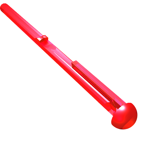 Part 15303 - Projectile Arrow, Bar 8L with Round End (Spring Shooter Dart) - De BrickPlaats