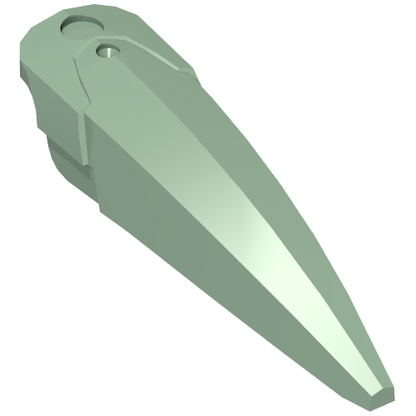 Part 15362 - Hero Factory Weapon, Blade Wide Curved - De BrickPlaats