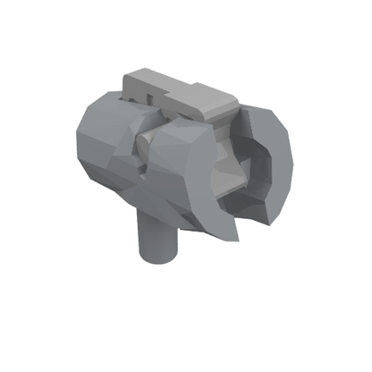Part 15391c01 - Minifigure, Weapon Gun, Mini Blaster / Shooter with Dark Bluish Gray Trigger (15391 / 15392) - De BrickPlaats