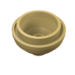 Part 15395 - Brick, Round 2 x 2 Dome Bottom - De BrickPlaats