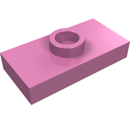 Part 15573 - Plate, Modified 1 x 2 with 1 Stud with Groove and Bottom Stud Holder (Jumper) - De BrickPlaats