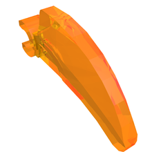 Part 16770 - Barb / Claw / Horn / Tooth with Clip, Curved - De BrickPlaats