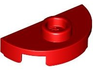 Part 1745 - Plate, Round 1 x 2 Half with 1 Stud (Jumper) - De BrickPlaats