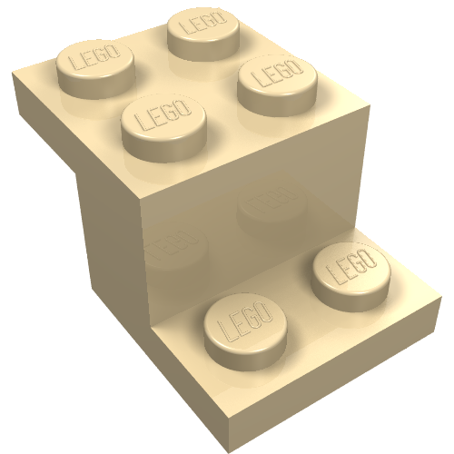 Part 18671 - Bracket 3 x 2 x 1 1/3 - De BrickPlaats