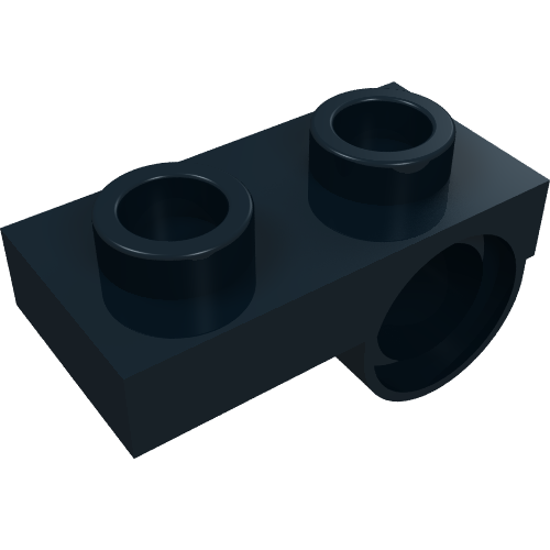 Part 18677 - Plate, Modified 1 x 2 with Pin Hole on Bottom - De BrickPlaats