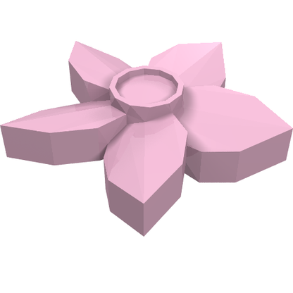 Part 18853 - Friends Accessories Hair Decoration, Flower with Pointed Petals and Small Pin - De BrickPlaats