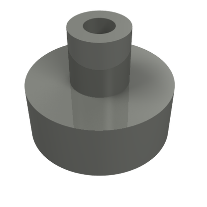 Part 20482 - Tile, Round 1 x 1 with Bar and Pin Holder - De BrickPlaats