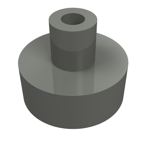 Part 20482 - Tile, Round 1 x 1 with Bar and Pin Holder - De BrickPlaats