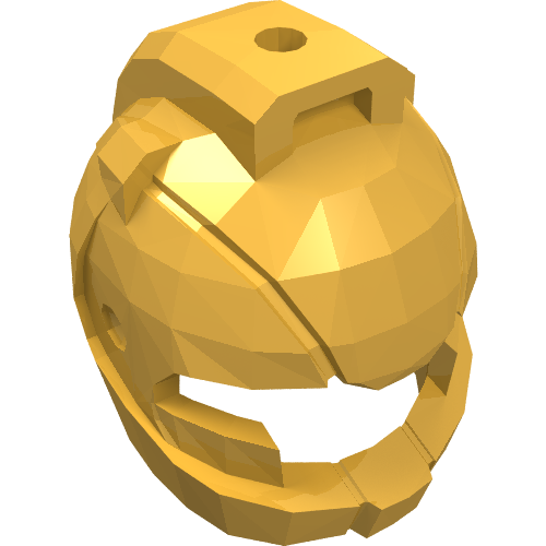 Part 22380 - Minifigure, Headgear Helmet Space with Air Intakes and Hole on Top - De BrickPlaats