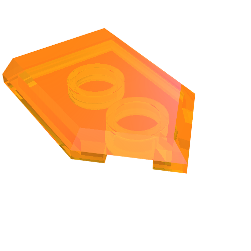 Part 22385 - Tile, Modified 2 x 3 Pentagonal - De BrickPlaats