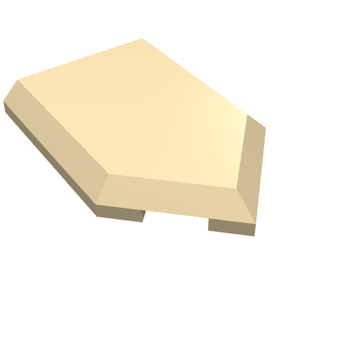 Part 22385 - Tile, Modified 2 x 3 Pentagonal - De BrickPlaats