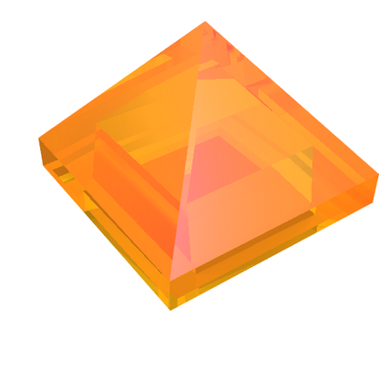 Part 22388 - Slope 45 1 x 1 x 2/3 Quadruple Convex Pyramid - De BrickPlaats
