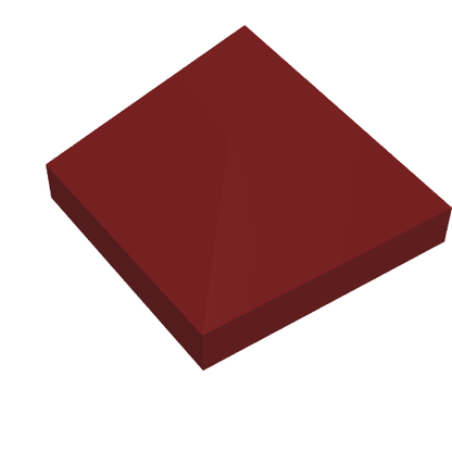 Part 22388 - Slope 45 1 x 1 x 2/3 Quadruple Convex Pyramid - De BrickPlaats