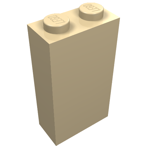 Part 22886 - Brick 1 x 2 x 3 - De BrickPlaats