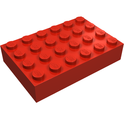 Part 2356 - Brick 4 x 6 - De BrickPlaats