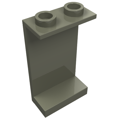 Part 2362b - Panel 1 x 2 x 3 - Hollow Studs - De BrickPlaats