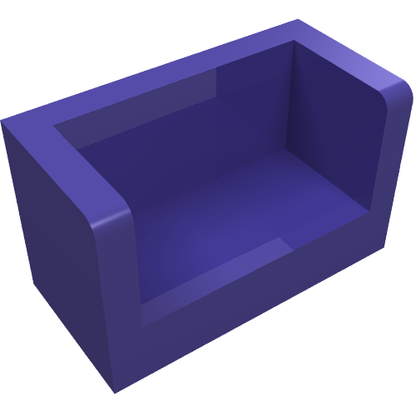 Part 23969 - Panel 1 x 2 x 1 with Rounded Corners and 2 Sides - De BrickPlaats