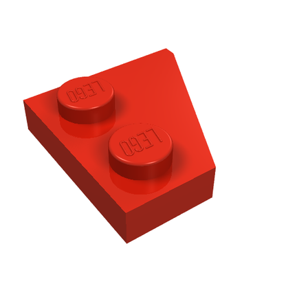 Part 24299 - Wedge, Plate 2 x 2 Left - De BrickPlaats