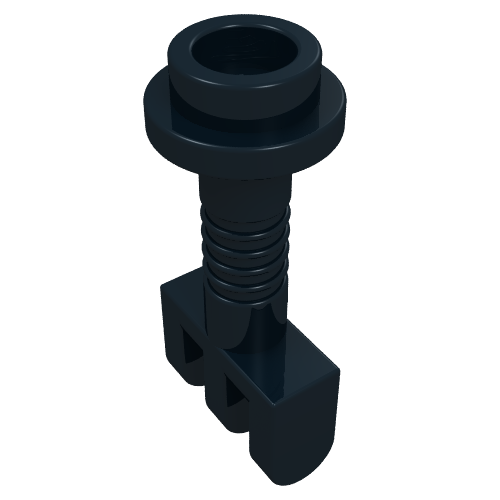 Part 2433 - Hinge Bar with 3 Fingers and End Stud (Control Lever) - De BrickPlaats
