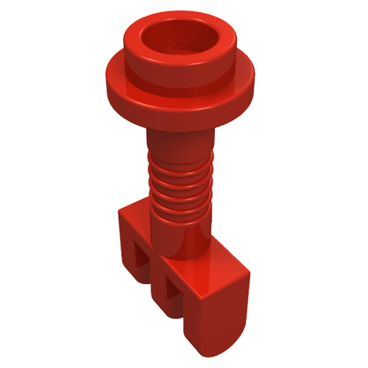 Part 2433 - Hinge Bar with 3 Fingers and End Stud (Control Lever) - De BrickPlaats