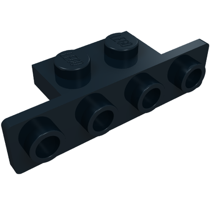 Part 2436b - Bracket 1 x 2 - 1 x 4 with Rounded Corners - De BrickPlaats