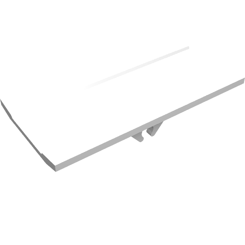 Part 2440 - Vehicle, Spoiler / Plow Blade 6 x 3 with Hinge - De BrickPlaats