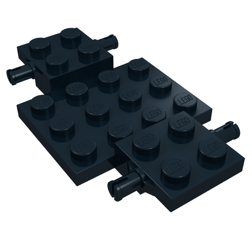 Part 2441 - Vehicle, Base 4 x 7 x 2/3 - De BrickPlaats