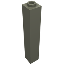 Part 2453a - Brick 1 x 1 x 5 - Blocked Open Stud or Hollow Stud - De BrickPlaats
