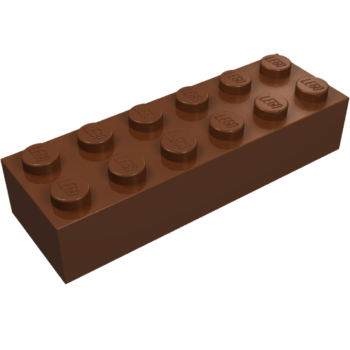 Part 2456 - Brick 2 x 6 - De BrickPlaats