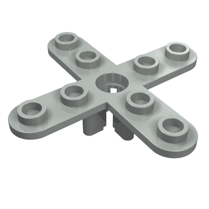 Part 2479 - Propeller 4 Blade 5 Diameter with Rounded Ends and Open Hub - De BrickPlaats