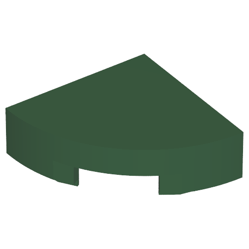 Part 25269 - Tile, Round 1 x 1 Quarter - De BrickPlaats