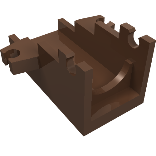 Part 2527 - Projectile Launcher Part, Cannon Base 2 x 4 - De BrickPlaats
