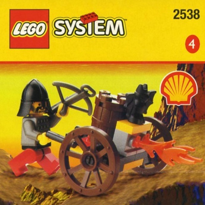 Set 2538 - Fright Knights Fire Cart - De BrickPlaats